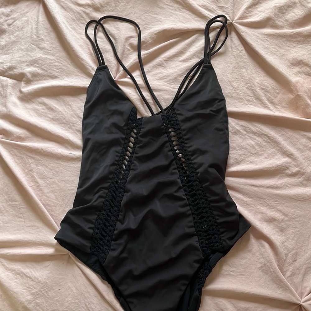 Urban Outfitters black one piece swimsuit